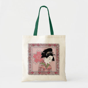 Tote Bag Cherry Blossom Geisha