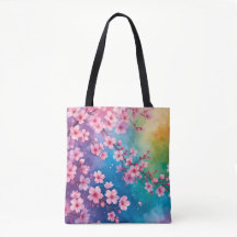 Cherry Blossom Rainbow Sky Fourre-tout