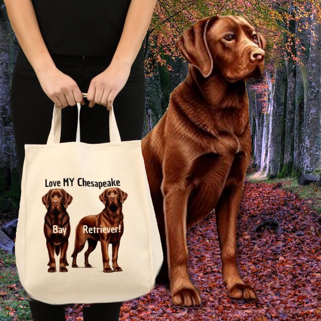 Tote Bag Chesapeake Bay Retriever Fourre-tout (Créateur téléchargé)