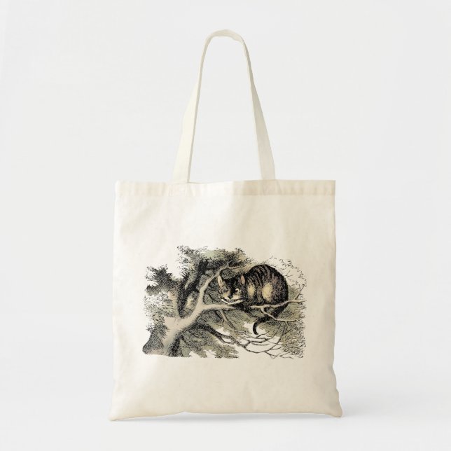 Tote Bag Cheshire Chat Alice Wonderland Classic (Devant)