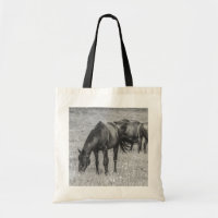 CHEVAL Animaux B&W Budget Fourre-tout