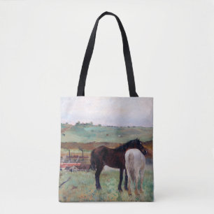 Tote Bag Cheval dans une prairie, Edgar Degas