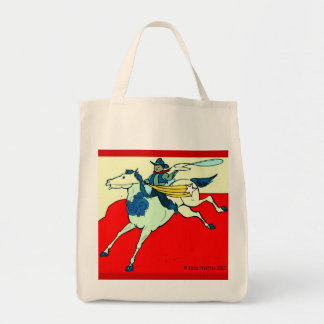 Tote Bag Cheval de cowboy par Katie Pfeiffer