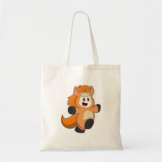 Tote Bag Cheval en costume (Devant)