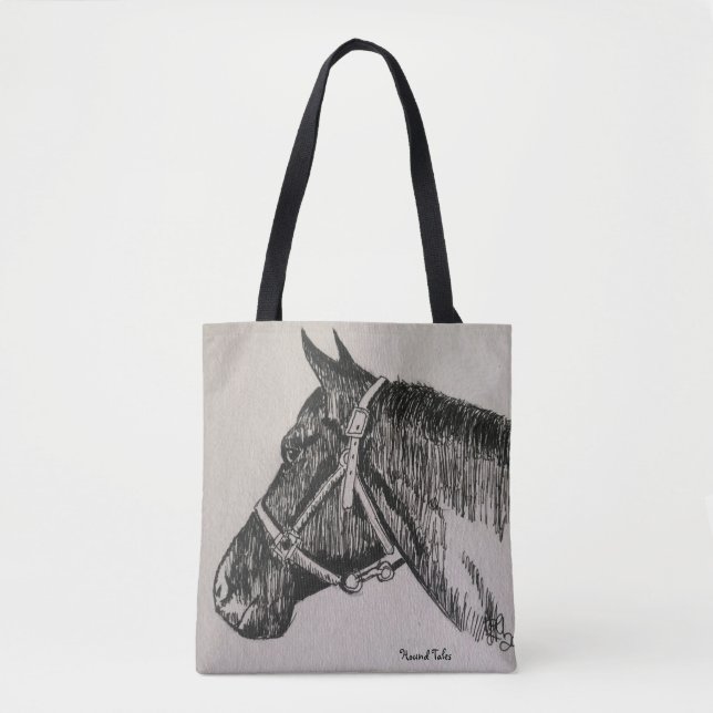 Tote Bag Cheval et Fox Fourre-tout (Devant)