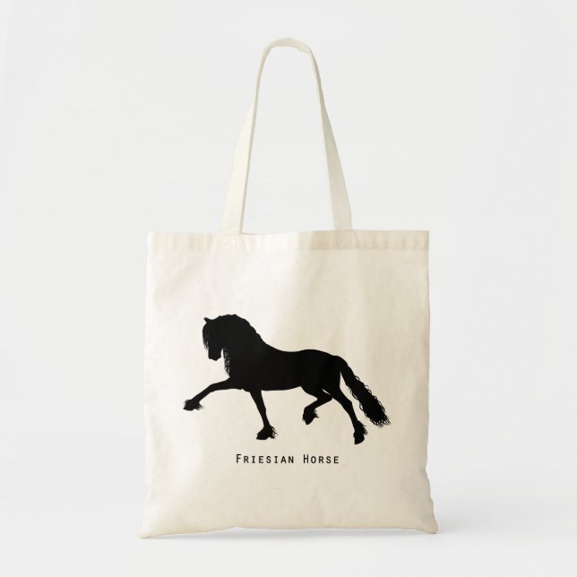 Tote Bag Cheval frison (Devant)