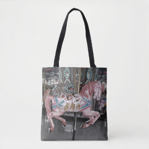 Tote Bag Cheval rose de carrousel