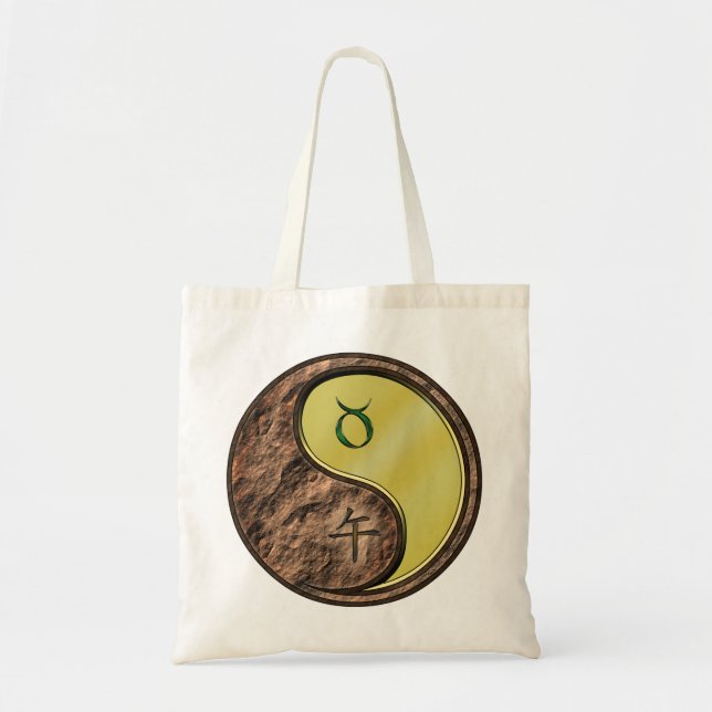 Tote Bag Cheval Taurus et Métal (Devant)