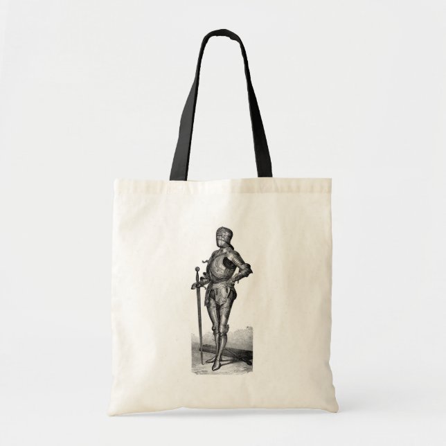 Tote Bag Chevalier médiéval (Devant)