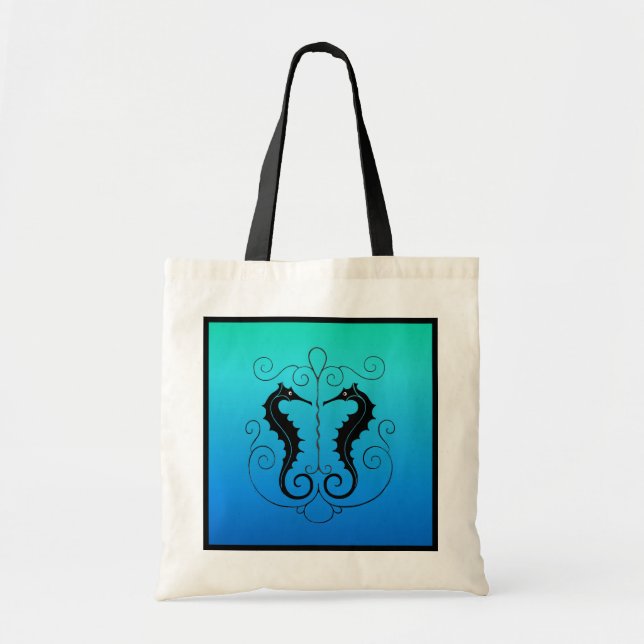 Tote Bag Chevaux jumeaux (Devant)