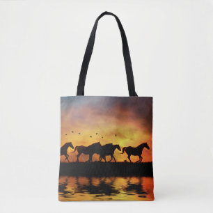 Tote Bag Chevaux sauvages