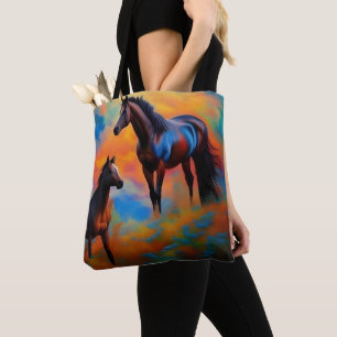 Tote Bag Chevaux sauvages *personnalisez*