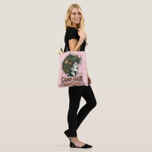 Tote Bag Cheveux de camping, on s'en fiche
