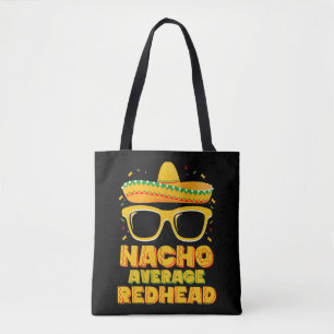 Tote Bag Cheveux Roux Moyenne Nacho Mexicain Cinco De Mayo