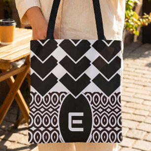 Tote Bag Chevron et larme bicolores