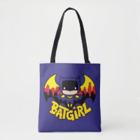 Chibi Batgirl avec Gotham Skyline & Logo