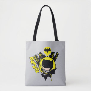 Tote Bag Chibi Batman Évolue La Ville