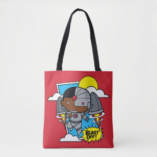 Tote Bag Chibi Cyborg S'Est Éteint !