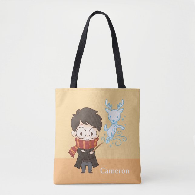Tote Bag Chibi HARRY POTTER™ Patronus (Devant)