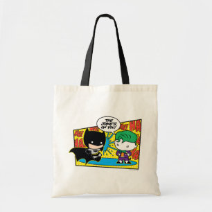 Tote Bag Chibi Joker Pranking Chibi Batman