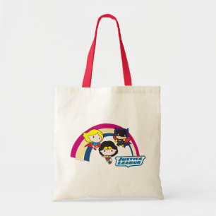 Tote Bag Chibi Justice League Rainbow