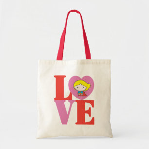 Tote Bag Chibi Supergirl LOVE