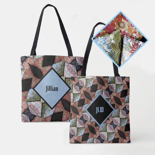 Tote Bag Chic Boho Brodé multicolore (Créateur téléchargé)
