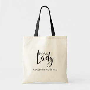 Tote Bag Chic Boss Lady Logo Nom personnalisé