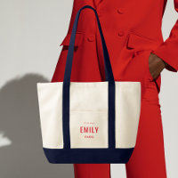 Chic Red Navy Beauté / Fashion Branded Promotionne