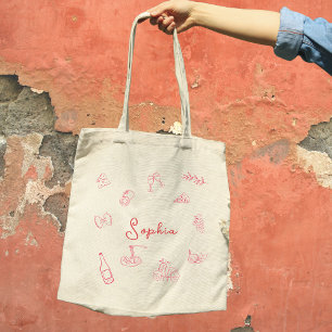 Tote Bag Chic 'That's Amore' Italien-Theme Personnalisable