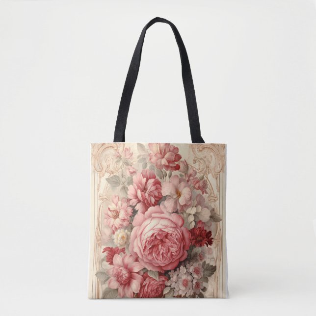 Tote Bag Chic Vintage Exquis (Devant)