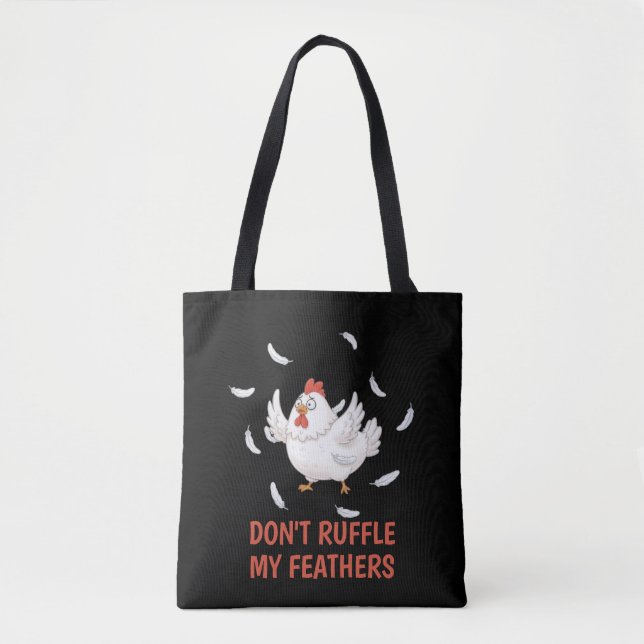 Tote Bag Chicken Feathers (Devant)