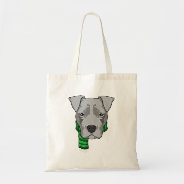 Tote Bag Chien avec Écharpe (Devant)
