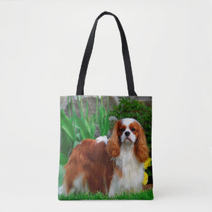Tote Bag Chien coquelicot de Blenheim Cavalier
