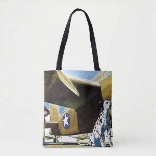 Tote Bag Chien d'armée