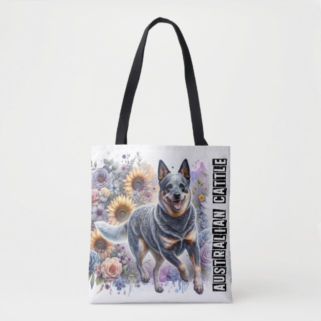 Tote Bag Chien de bétail australien (Devant)
