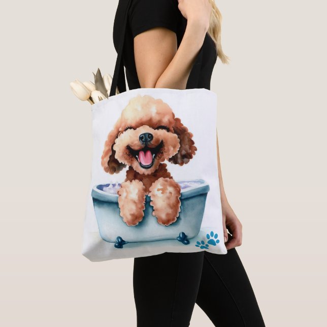 Tote Bag Chien de caniche (De près)