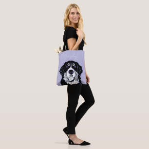 Tote Bag Chien de montagne bernois personnalisable