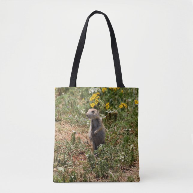 Tote Bag Chien de prairie (Devant)