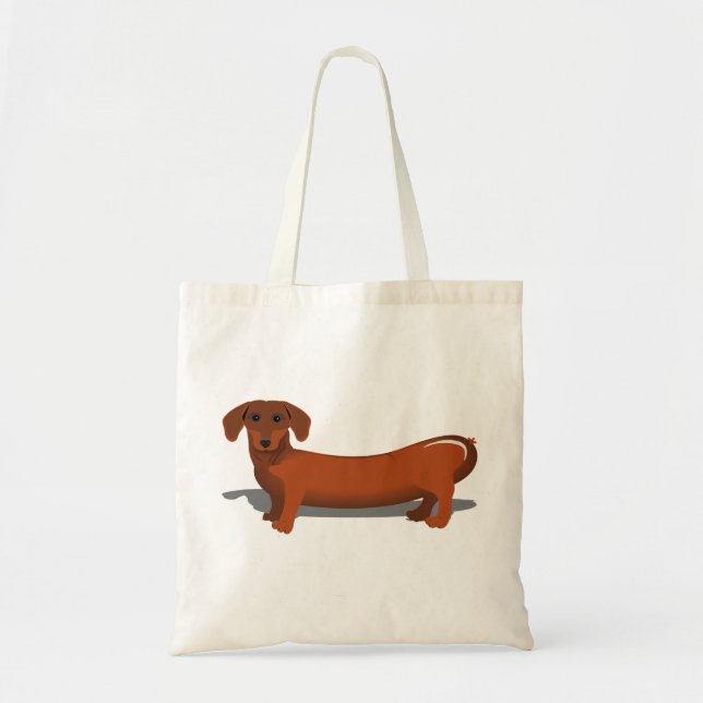 Tote Bag Chien de saucisse Fourre-tout (Devant)