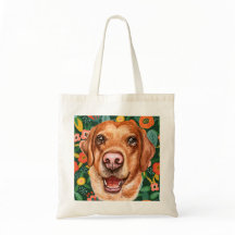 Chien du Labrador floral