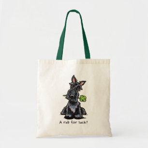 Tote Bag Chien écossais chanceux