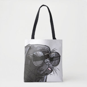 Tote Bag Chien frais - collection/sac fourre-tout mignons