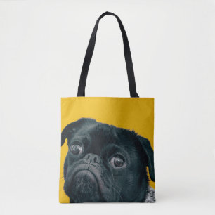 Tote Bag chien jaune