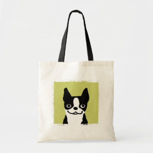 Tote Bag Chien mignon heureux de bande dessinée du sourire