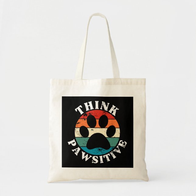 Tote Bag Chien Paw Pawsitive (Devant)