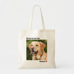 Tote Bag Chien personnalisé, grande photo