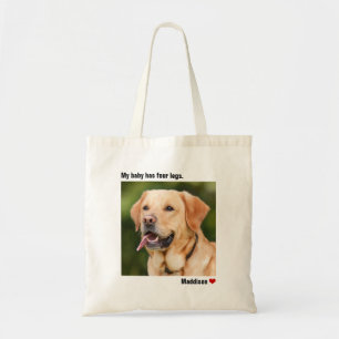 Tote Bag Chien personnalisé, grande photo
