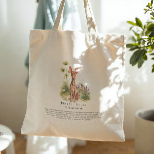 Tote Bag Chien Pharaon Citation de race de chien à l'aqua