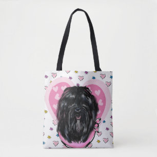 Tote Bag Chien Soie de La Havane